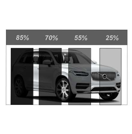 Pelcula de tinte precortada extrable - todos los modelos de automviles 